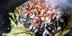 Curanto araucano técnica culinaria ancestral de los Mapuches en la Patagonia